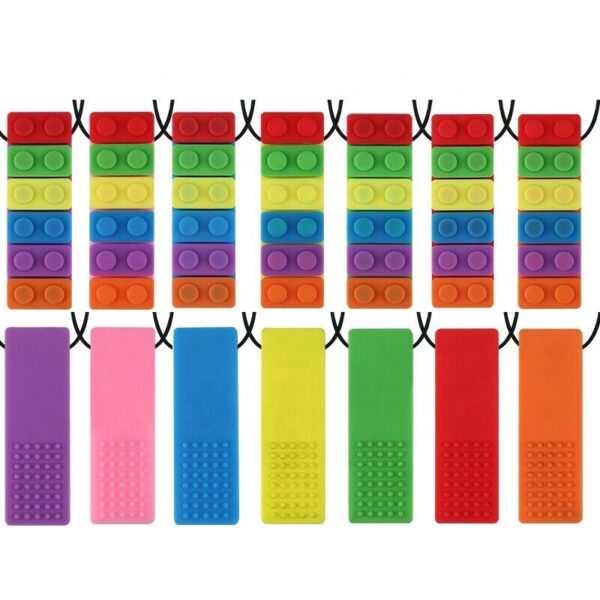 Sensory chew rainbow brick adults