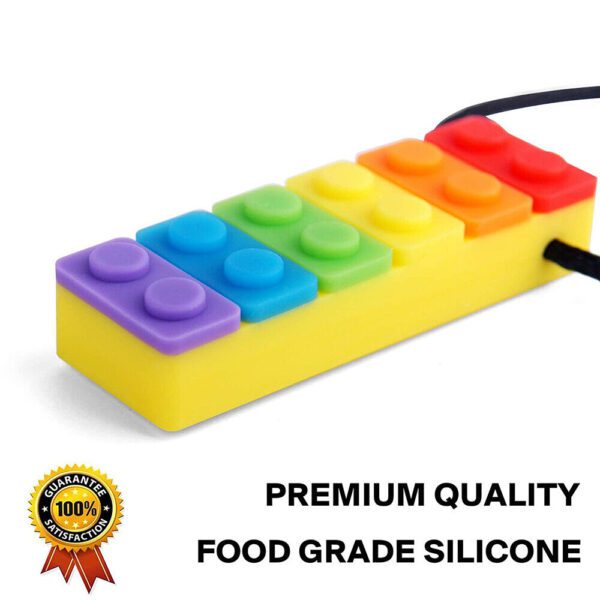 Sensory chew rainbow brick quality