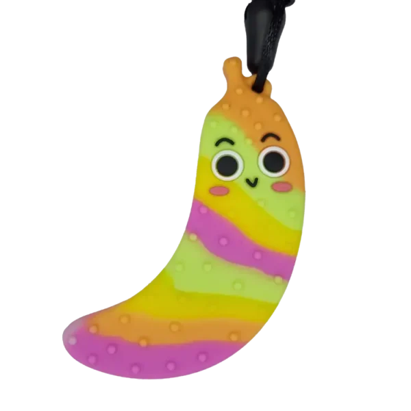 Children's sensory chew necklace australia banana