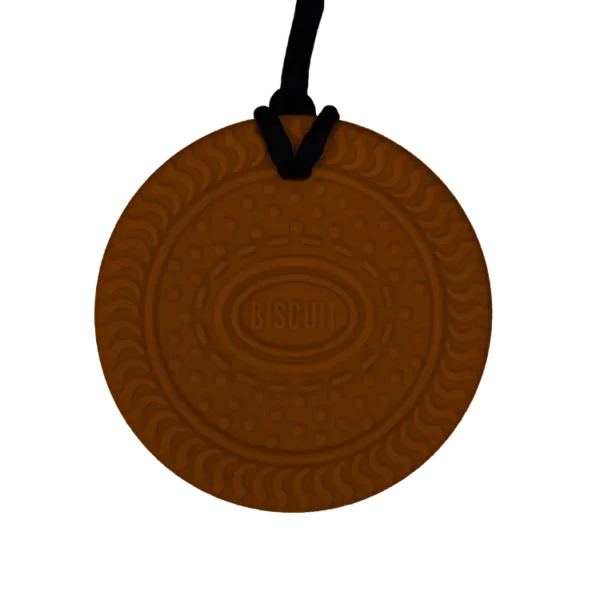 Chew necklace_Cookie_Oreo - Brown