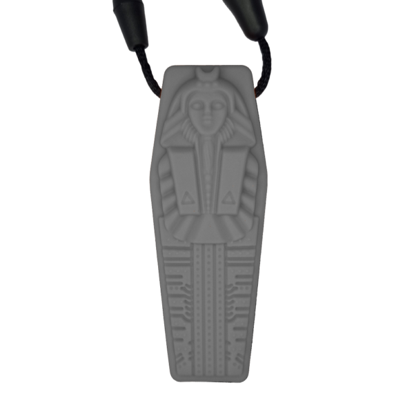 Egyptian Mummy Sensory Chew Necklace grey