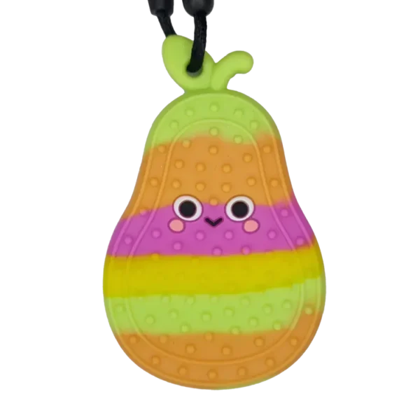 Children's sensory chew necklace australia pear