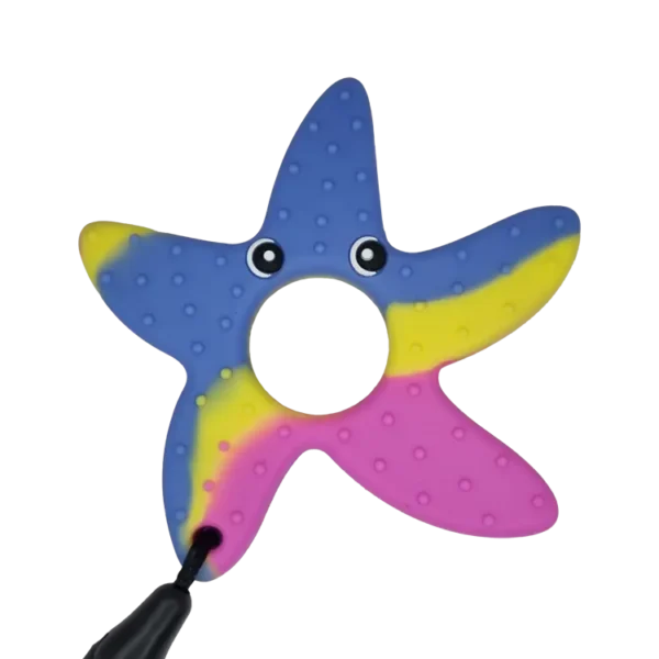 Children's sensory chew necklace australia star fish