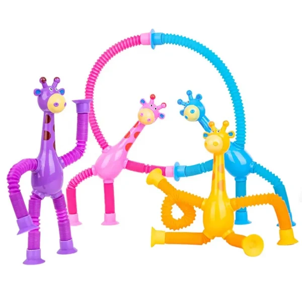 Pop Tubes Sensory Fidget Giraffe Toys For Kids