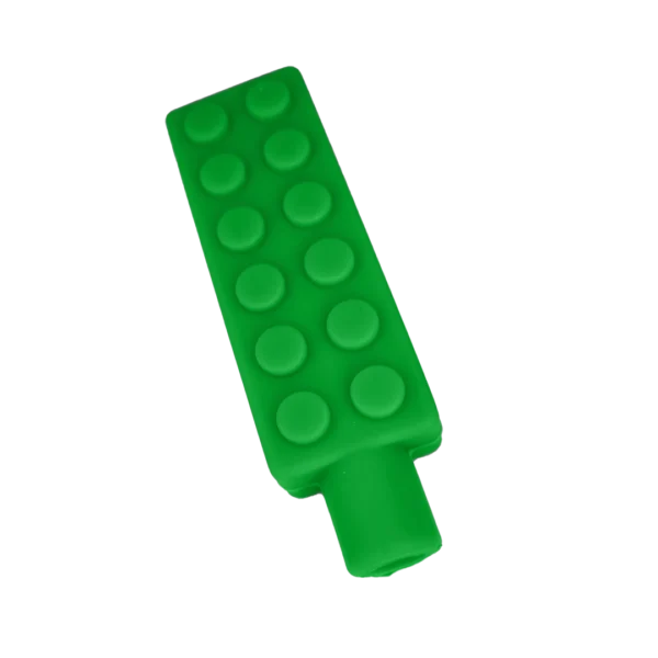 Brick pencil topper-green