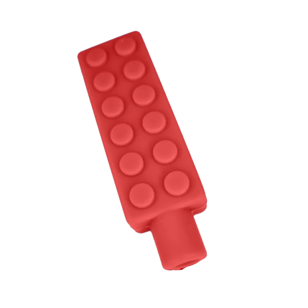 Brick pencil topper-red